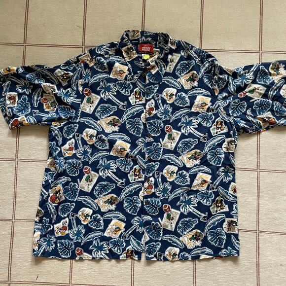 Disney Mickey Mouse Reyn Spooner All Over Print Hawaiian Shirt XXXL Sport Theme - Picture 1 of 5